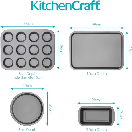 Набор из 4 форм для выпекания KC Kitchen Craft