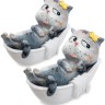 MN- 04 Комплект фигурок 2 шт. "Кот в ванной"