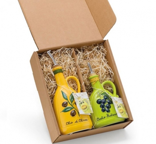 Бутылка для масла и уксуса, 750/500 мл. Oliere Classiche Nuova Cer