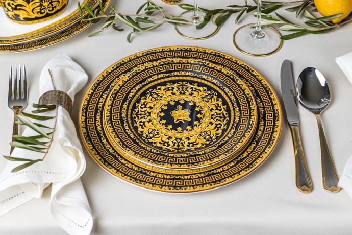 Набор столовых приборов Santorini Gold, 12 персон, 75 предметов Face