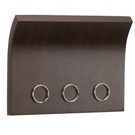 Держатель для ключей и писем Magnetter, эспрессо, Umbra