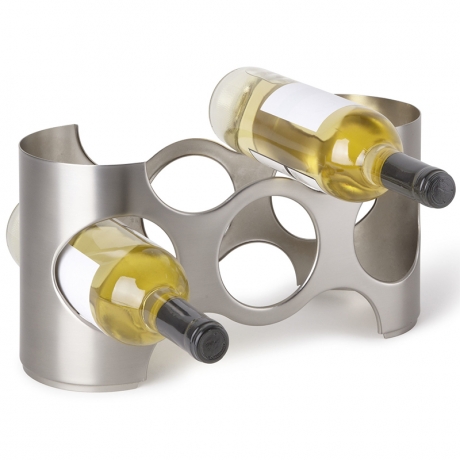 Подставка для винных бутылок Napa никель