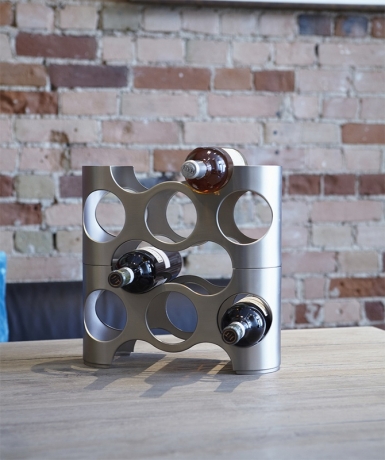 Подставка для винных бутылок Napa никель