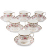 JK-215 Чайный набор на 6 перс. "Милано-Мариттима" (Milano Marittima Pavone)