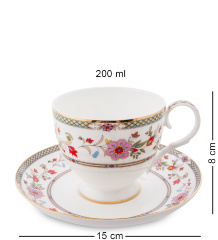 JK-215 Чайный набор на 6 перс. &quot;Милано-Мариттима&quot; (Milano Marittima Pavone)