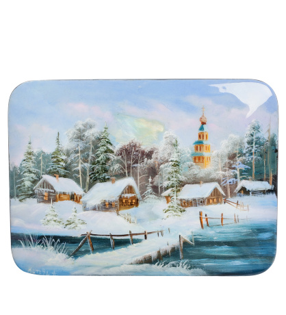 ШК-10/ 44 Шкатулка "Зима" исп. Котова А.