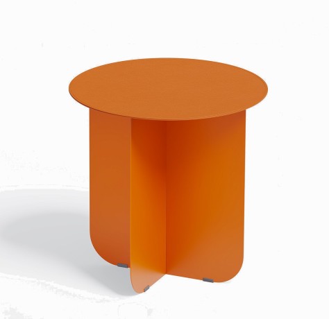 Журнальный столик Cross M, 41,5х41,5х43,4 см. оранжевый, Zahodi