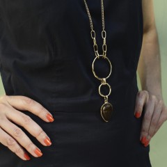 Колье COFFE AGATE