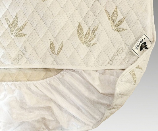 Наматрасник чехол "Стебель бамбука" 200х200, из бактерицидной бамбуковой ткани, Natures