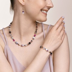 Серьги White&Pink Rose Gold 4013/20-0400 Coeur de Lion