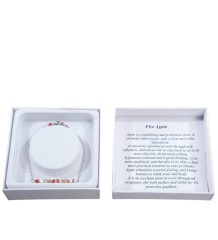 NP-08/2 Браслет с камнями "Огненный Агат"