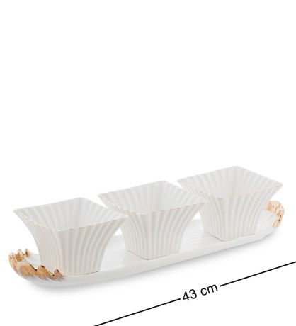 FM-34/11 Набор соусников "Морская ракушка" (Pavone)