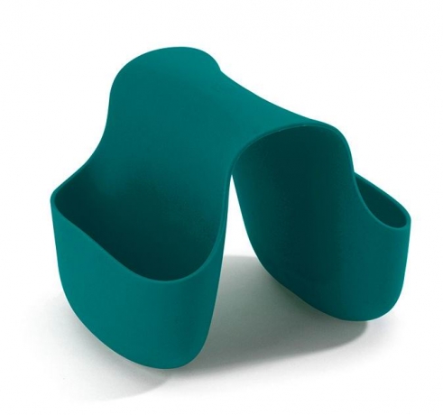 Органайзер для раковины Saddle сине-зелёный, Umbra