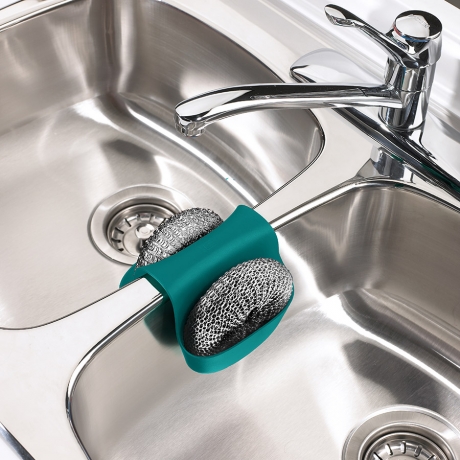 Органайзер для раковины Saddle сине-зелёный, Umbra