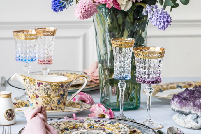 Набор стопок для водки Цветная Флоренция, 0,05 л. 6 шт. Same