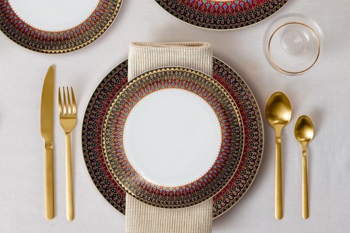 Обеденный сервиз Бухара, 6 персон, 27 предметов, Midori