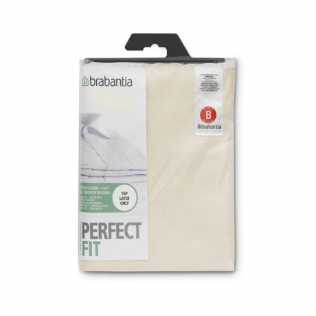Чехол PerfectFit 124х38 см (B), 4 мм фетра + 4 мм поролона, Экрю Brabantia