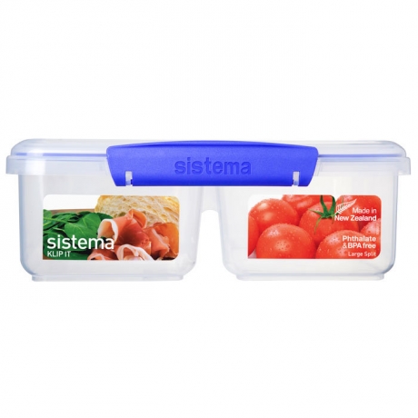 Контейнер прямоугольный двойной KLIP IT, 2 л. Sistema
