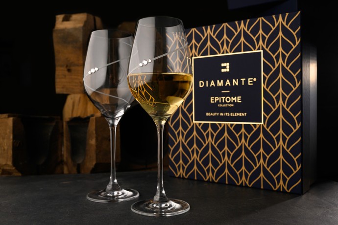 Набор бокалов для белого вина Силуэт, 0,36 л. 6 шт. Diamante