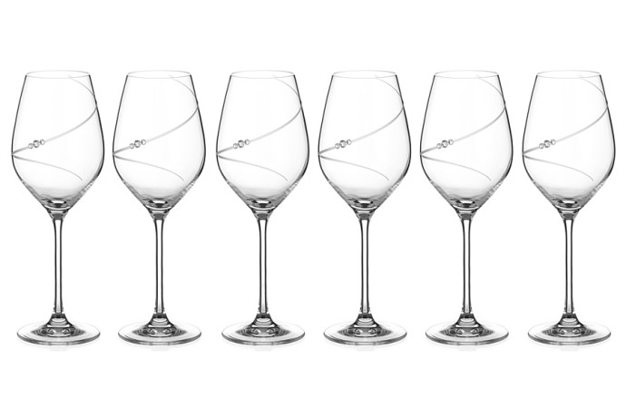 Набор бокалов для белого вина Силуэт, 0,36 л. 6 шт. Diamante