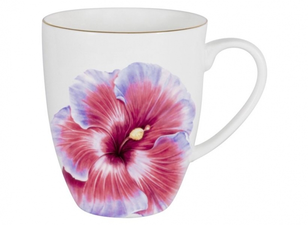 Кружка Гибискус, 0,4 л. Emily