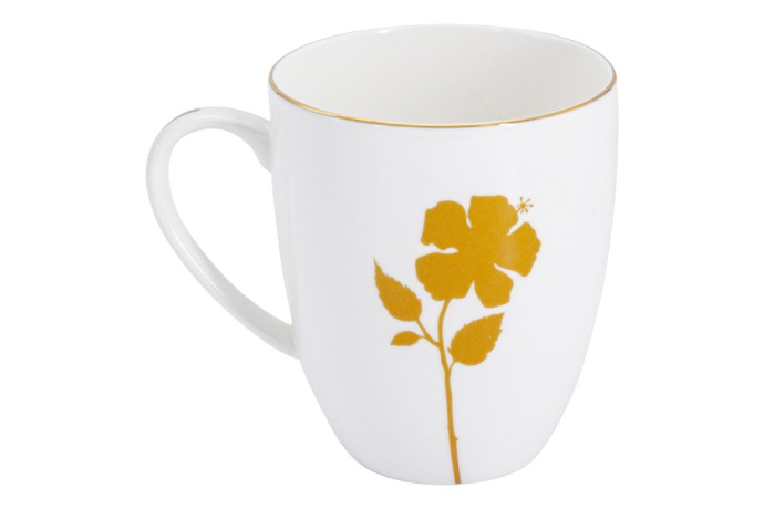 Кружка Гибискус, 0,4 л. Emily