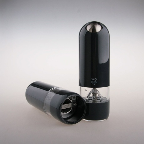 Набор мельниц для соли и перца, 17 см. черный кварц Alaska Duo Peugeot