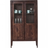 Шкаф-витрина Brooklyn Walnut, коллекция "Бруклинский Орех" 100*175*40, Палисандр, Коричневый