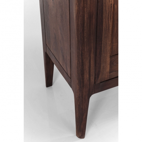 Шкаф-витрина Brooklyn Walnut, коллекция "Бруклинский Орех" 100*175*40, Палисандр, Коричневый