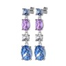 Серьги CORNELIA SS LIGHT BLUE/VIOLET Dyrberg Kern