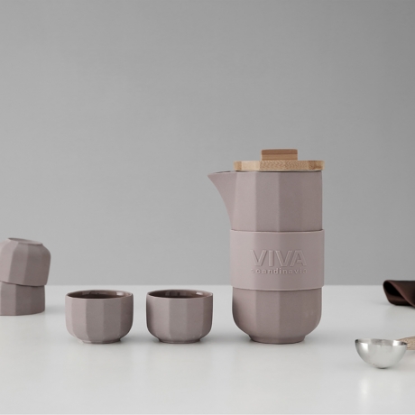 Чайный набор Alexander, 5 предметов, терракотовый, Viva Scandinavia