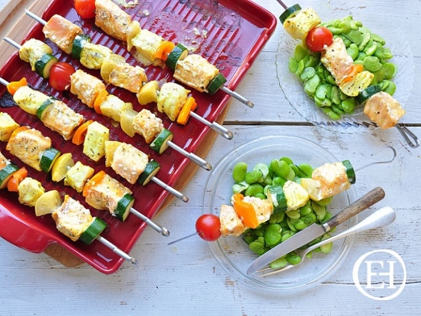 Барбекю гриль, 42х25 см. цвет гранат, Emile Henry