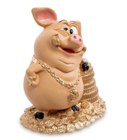 RV-616 Статуэтка Свинка "Талисман на удачу"