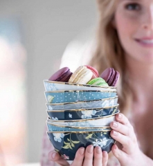 Пиала малая, 9 см. Cobblestone Pinstripe Laura Ashley