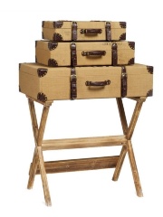 Набор чемоданов для хранения 3 штуки на подставке Rango, 80,5х90,5х54 см.