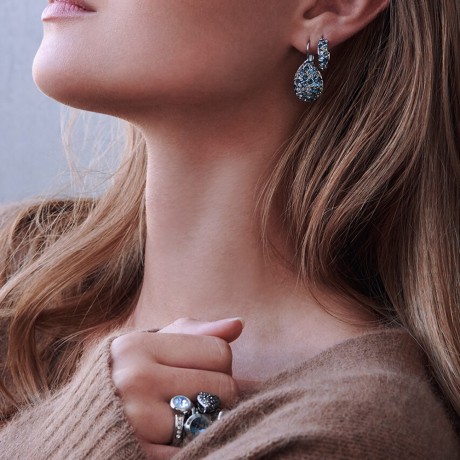 Серьги HEIDI SS BLUE MIX Dyrberg Kern