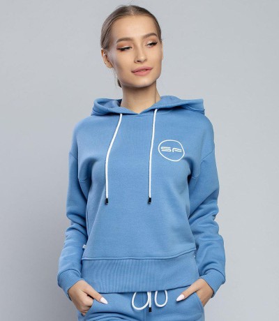 Толстовка женская 6509/5, р.088, рост 170-176, небесный (Serge)