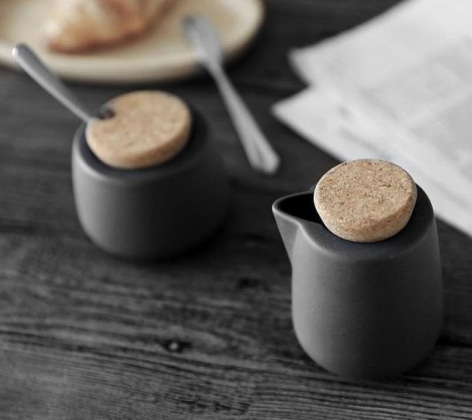 Набор: сахарница и молочник Nicola™, серый Viva Scandinavia