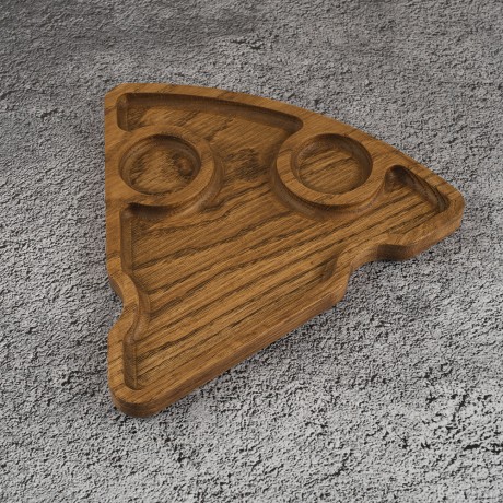 Менажница дубовая "Сыр" Uneca