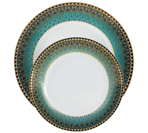 Обеденный сервиз Бухара зелёный, 12 персон, 50 предметов, Midori