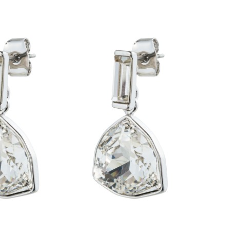 Серьги Crystal A2110SW-E04.1 BW/S Fiore Luna