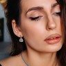 Серьги Crystal A2110SW-E04.1 BW/S Fiore Luna