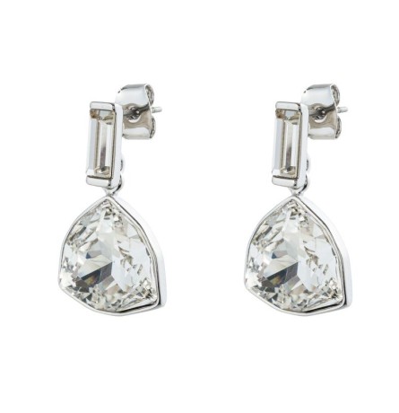 Серьги Crystal A2110SW-E04.1 BW/S Fiore Luna