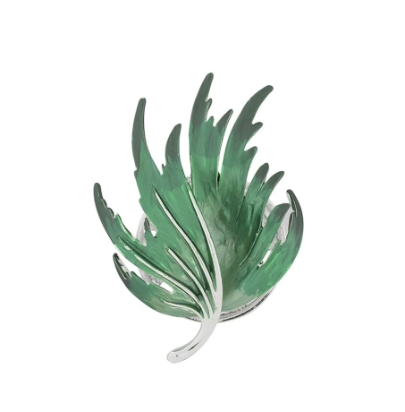 Брошь Лист XZ0923.16 G/S Shadore