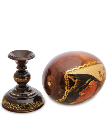 ИКО- 4 Яйцо-икона "Владимирская Божья Матерь" Борисова А.