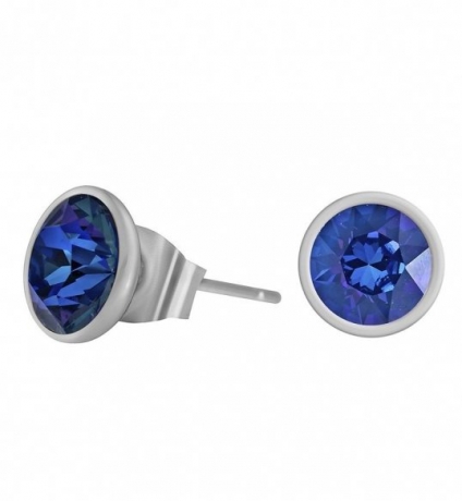 Пусеты Royal Blue Delite SWE298 RBD S Fiore Luna