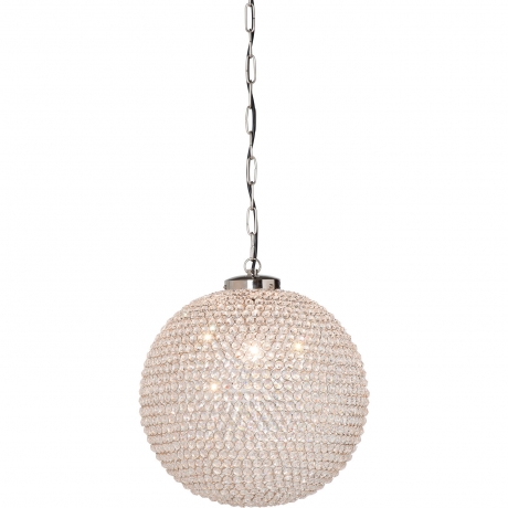 Люстра Crystal Ball, коллекция "Хрустальный Шар" 41*41*41, Сталь, Стекло, Бесцветный