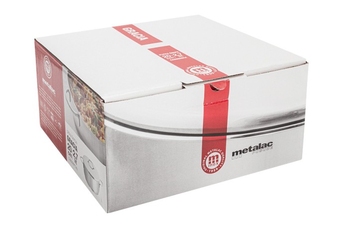 Кастрюля-сотейник Грация, 20 см. 2,7 л. Metalac