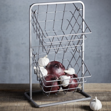 Корзина для хранения двухуровневая, 22x25x41,5 см. Kitchen Craft