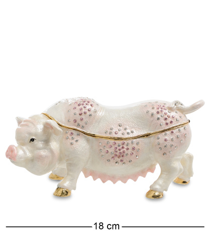 JB- 65 Шкатулка "Свинка" средняя